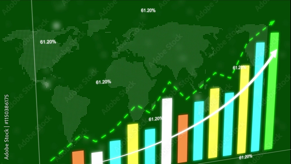 3d Professional business success graph illustrations. 3d Professional business success graph illustrations.