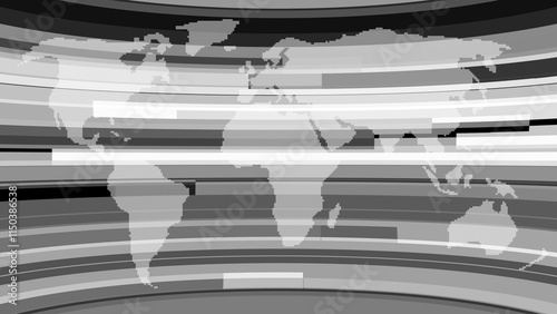 Breaking News background template for television vector illustrations.