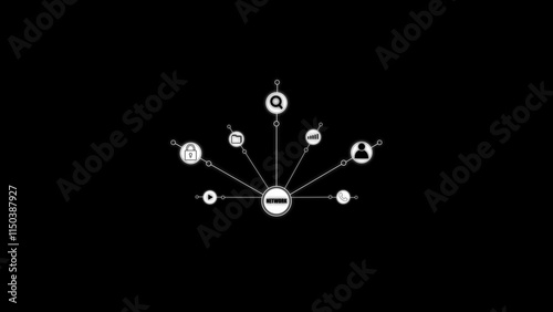 Social media, internet communication connection concept illustrations. Teamwork, network and community concept.