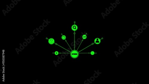 Social media, internet communication connection concept illustrations. Teamwork, network and community concept.