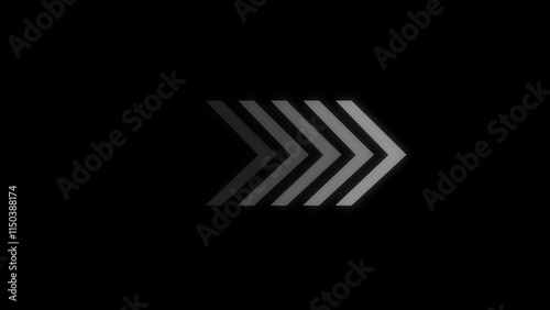 arrow direction symbols in flat style. Modern simple arrows. Vector illustration.