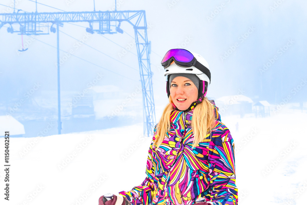 Enjoy a thrilling skiing adventure on snowy slopes, filled with excitement and stunning views