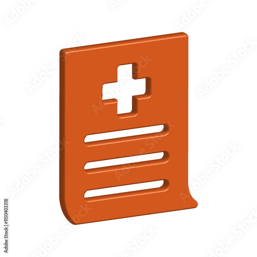 Medical Report icon template
