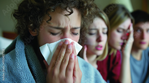 Cold and Flu Season: Visuals of Symptoms, Recovery, and Care photo