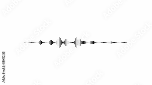 Sound wave rhythm background, technology concept, Sound waves Music equalizer on dark blue background illustrations..