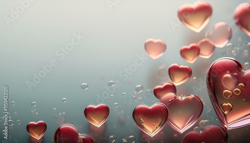 bubbles with copy space