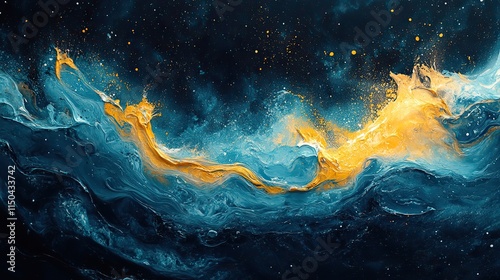 Oil paint swirl texture with space on canvas, showcasing art, creative liquid effect, style pattern wallpaper, watercolor, acrylic, colorful backdrop, and dynamic fluid artwork