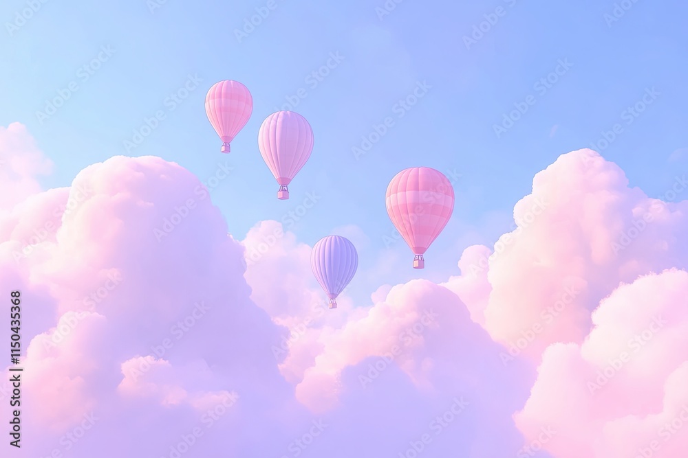 Fototapeta premium air balloon in sky