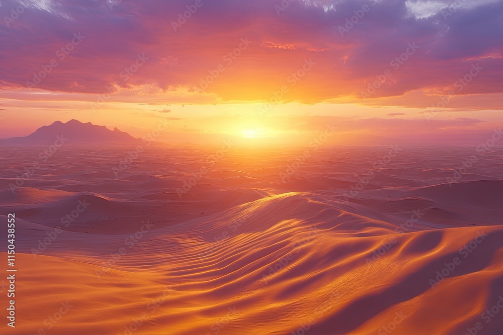 Obraz premium sunset in the desert