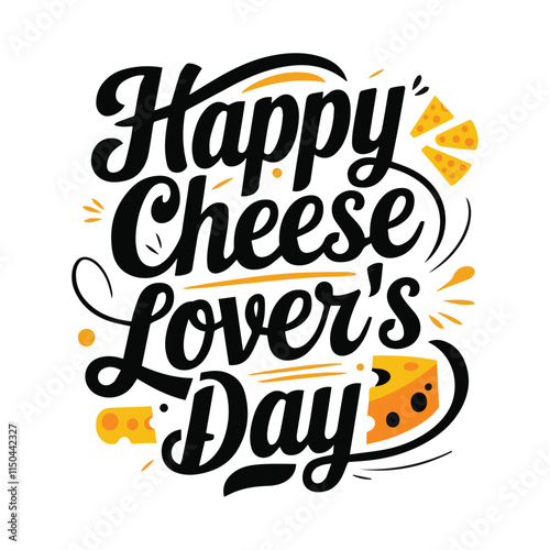 Happy Cheese Lover's Day illustration vector