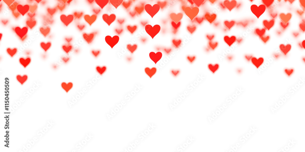 red hearts on a white abstract background red hearts on a white abstract background