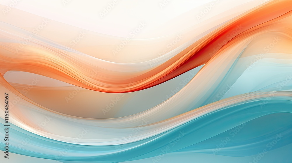 Abstract wave background resembling a flowing river or stream Abstract wave background resembling a flowing river or stream