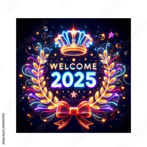 new year background 2025
