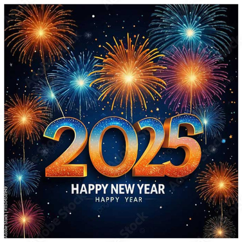 new year background 2025