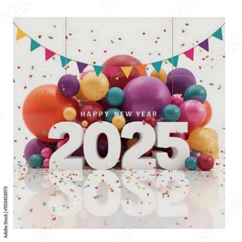 new year background 2025