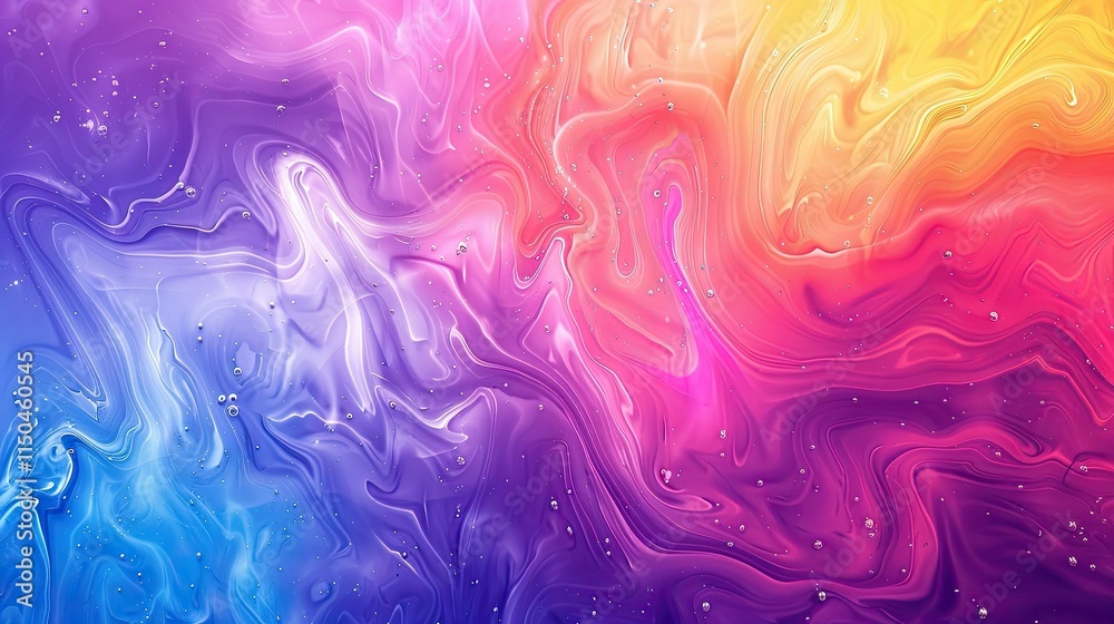 Fototapeta premium Abstract vibrant spectrum, liquid backgrounds