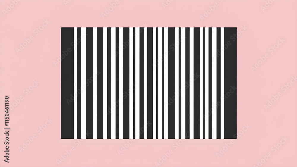 Simple barcode icon design, scan code icon, vector illustration. Generative AI Simple barcode icon design, scan code icon, vector illustration. Generative AI