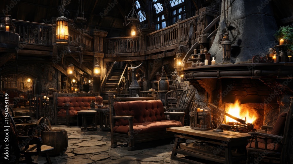 Enchanted Tavern: A Cozy Gathering Place Enchanted Tavern: A Cozy Gathering Place