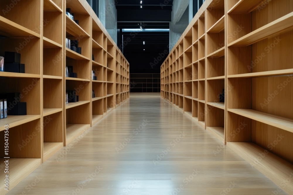 Obraz premium Drought leaving shelves empty in warehouse