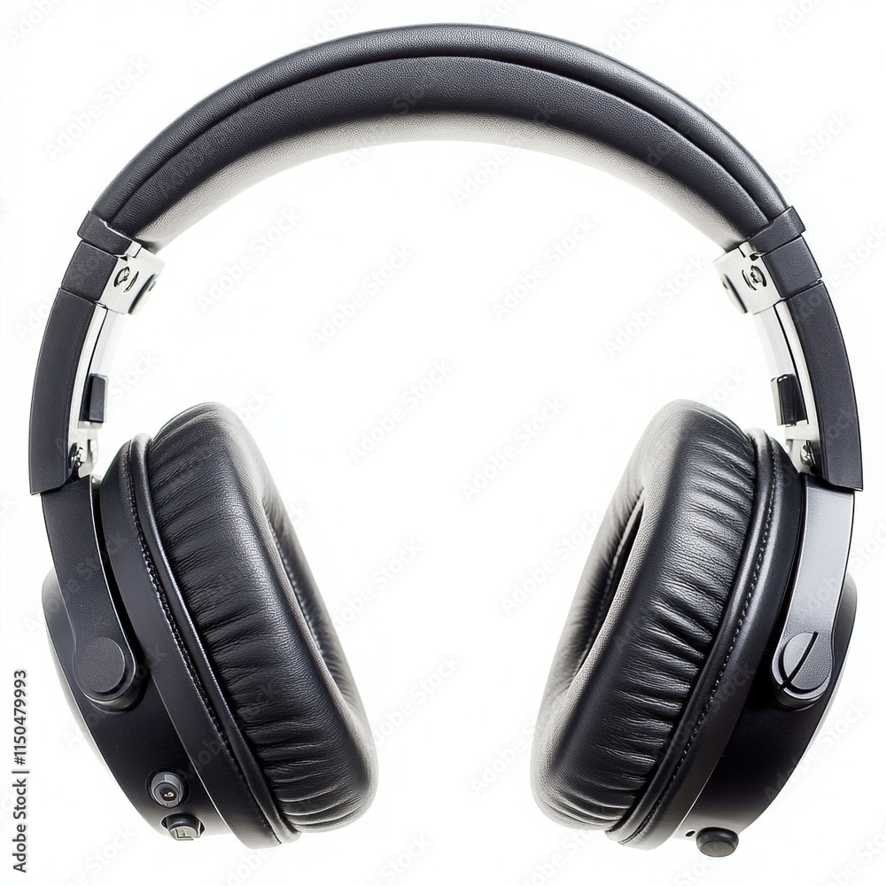 Stylish Black Over-Ear Headphones for Music and Audiobook Listening