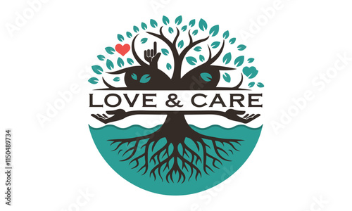 Abstract tree logo icon.Vector green tree man logo, human ecology tree logo Universal creative tree logotype. Vector tree of life symbol. human tree logo on white and dark background.