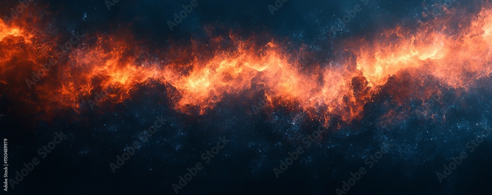 Grainy gradient background, dark blue orange red abstract color wave black backdrop, noisy texture banner header poster design, Generative AI Grainy gradient background, dark blue orange red abstract color wave black backdrop, noisy texture banner header poster design, Generative AI