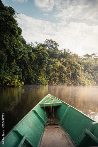 Exploring the amazon rainforest by boat: tranquil river journey