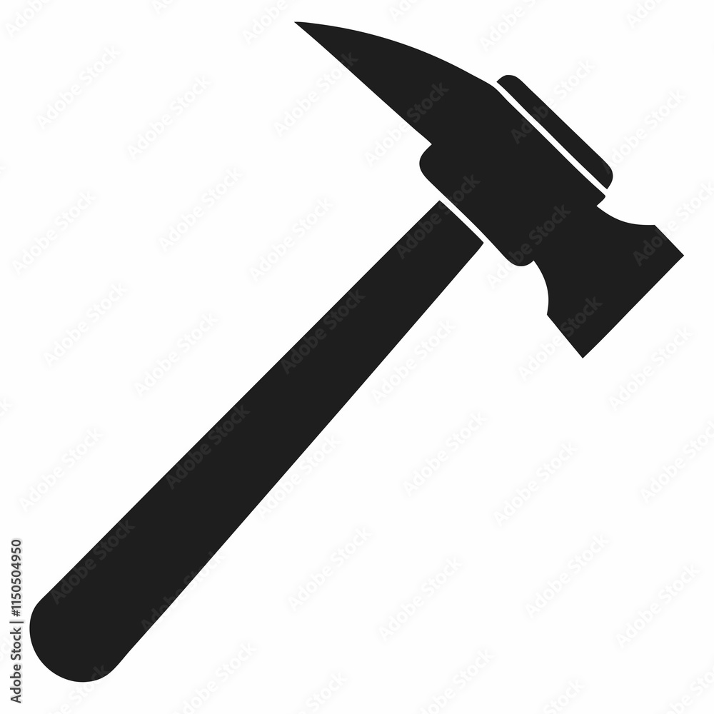 Hamme Black Silhouette Vector Art