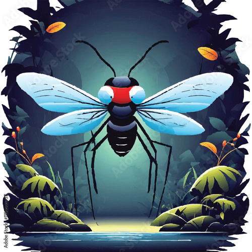 Vintage Spider & Insect Vector Art Illustration: A Creepy, Dangerous Creature Symbol for Halloween, Featuring Floral Elements, Arachnophobia, and Wildlife Sketches of Arachnids and Bugs in Nature’s