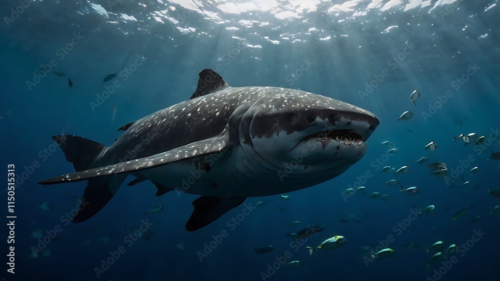 Fototapeta premium shark in aquarium