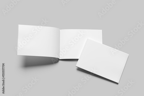 Blank a4 landscape white