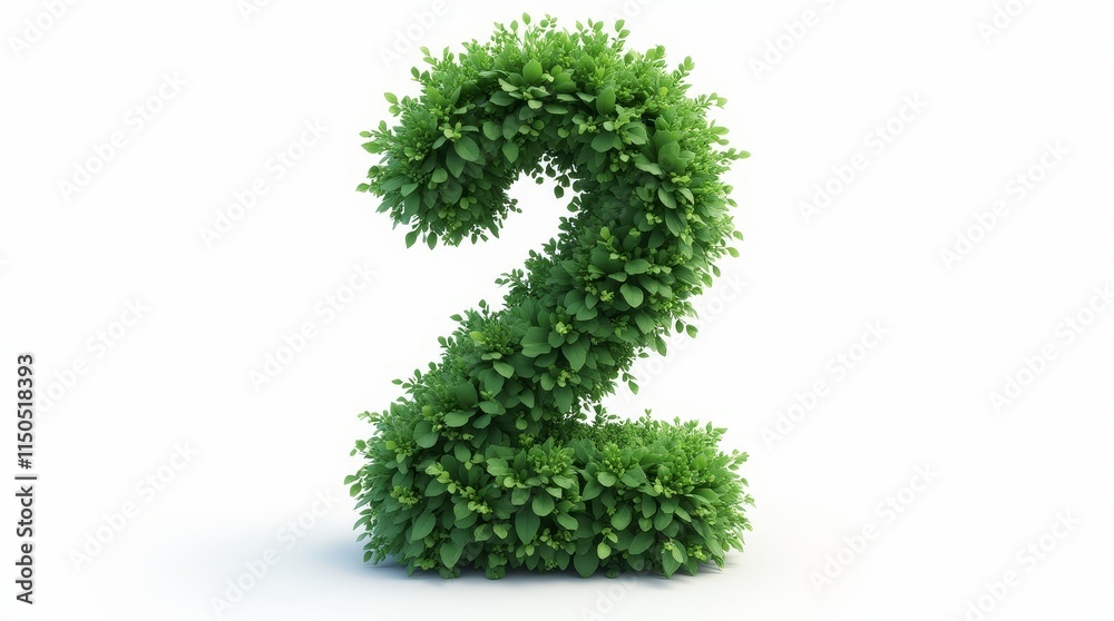 Photorealistic Lush Green Topiary Element Photorealistic Lush Green Topiary Element
