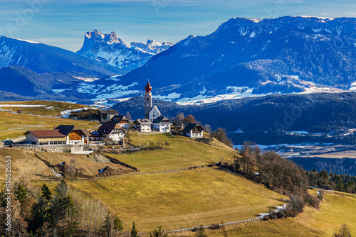 Mittelberg South Tyrol, way to the earth pyramids