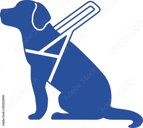 盲導犬のアイコン