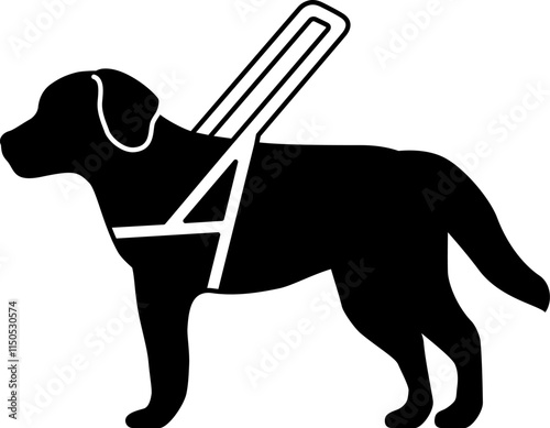 盲導犬のアイコン