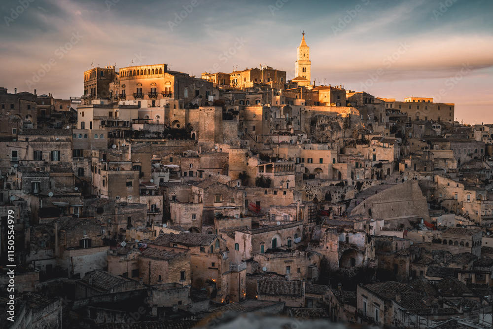 Cityscapes of Matera, Basilikata, Italy. Matera is considered one of the oldest towns in the world.. Cityscapes of Matera, Basilikata, Italy. Matera is considered one of the oldest towns in the world..
