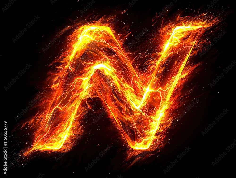 Fototapeta premium electric, alphabet, typography, letters, neon, glowing, light, bright, futuristic, digital, modern, creative, stylized, vibrant, colorful, bold, illuminated, shiny, sleek, artistic, glowing letters, l