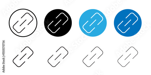 Link icon Vector set outline