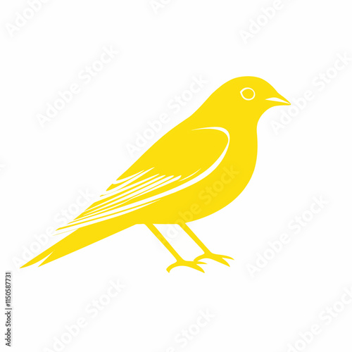 simple canary bird logo