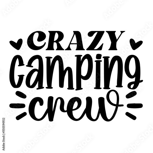 Camping Saying SVG Design
