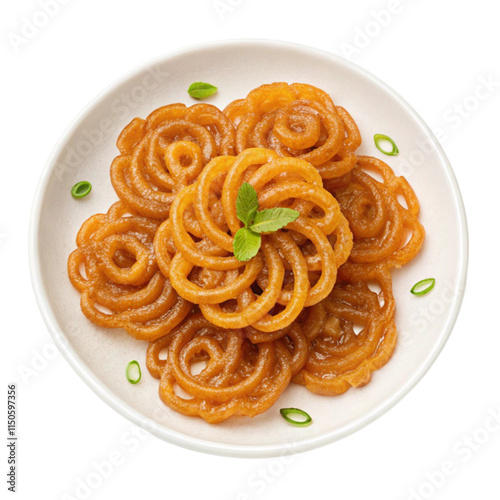 Photography Stock photo of Jalebi or Jilbi or imarati, indian sweet food fried in pure ghee,