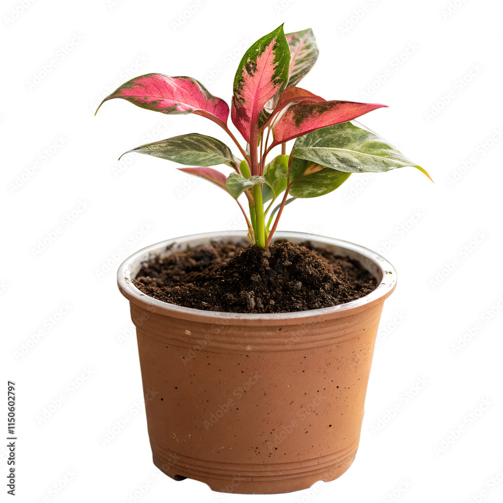 plant in a pot isolated on transparent background. plant in a pot isolated on transparent background.