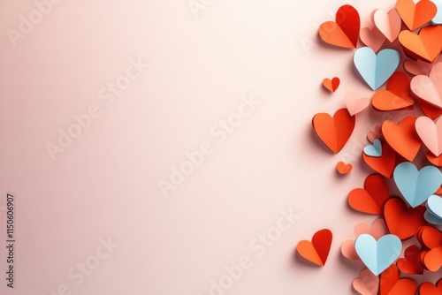 Colorful Heart Shapes are a vibrant way to celebrate Valentines Day, embodying themes of love and romance in a joyful and heartfelt manner, making every moment with loved ones even more special photo