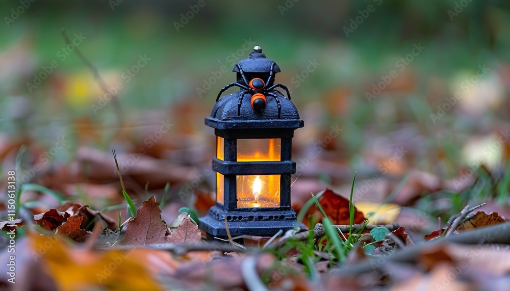 A small luminescent being residing within a traveler s lantern, guiding the way forward A small luminescent being residing within a traveler s lantern, guiding the way forward