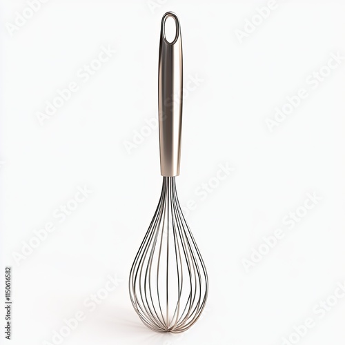 Whisk with white background high quality ultra hd
 photo