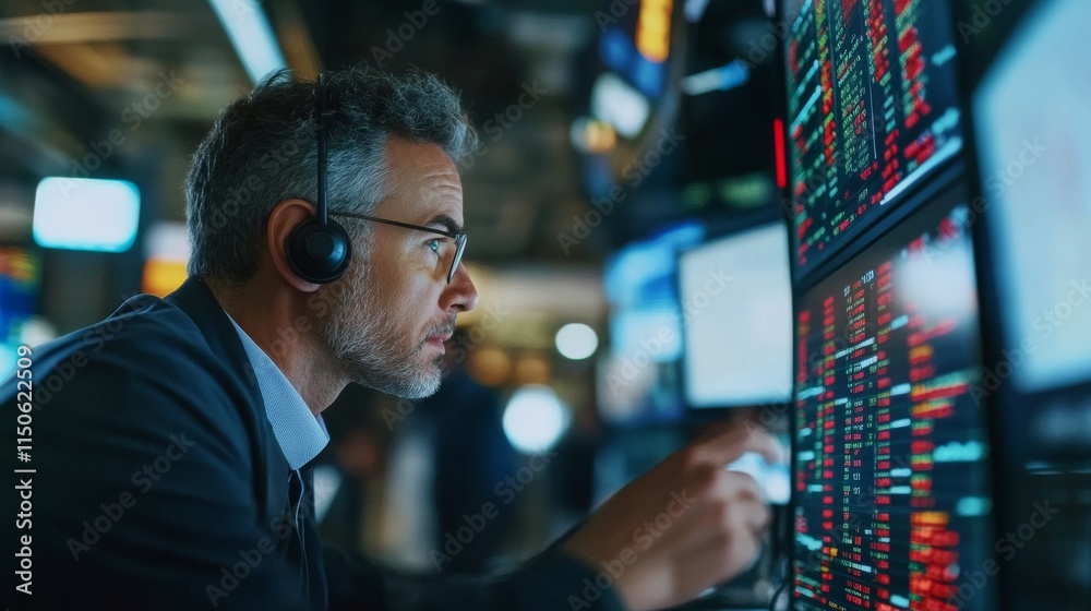 Stock market trading with AI Artificial Intelligence technology concept, Digital technology strategy for business growth, Financial investment stock market by AI. Virtual assistant on internet. Stock market trading with AI Artificial Intelligence technology concept, Digital technology strategy for business growth, Financial investment stock market by AI. Virtual assistant on internet.