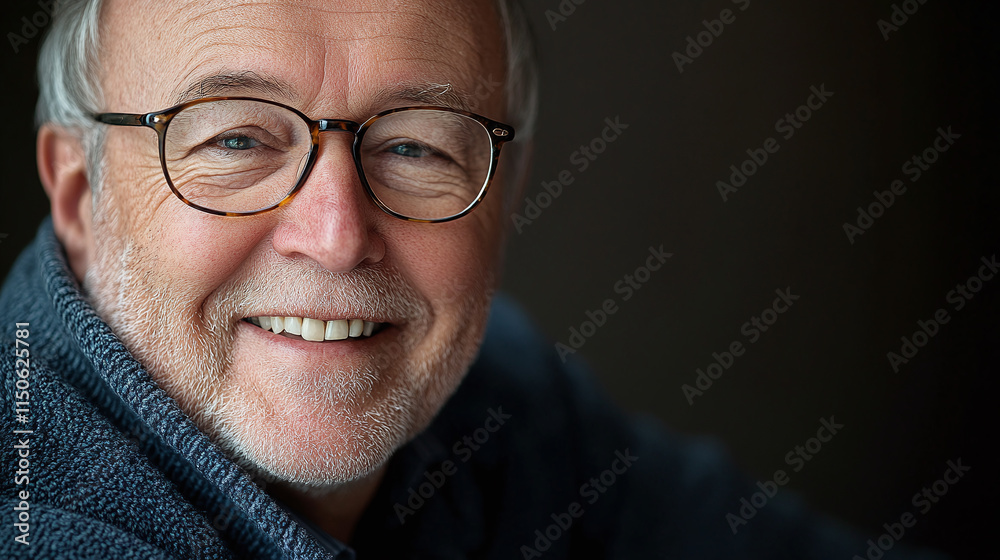 Smiling senior man wearing eyeglasses, a confident and happy elderly retired mature grandfather, positive pensioner lifestyle in his old years. Smiling senior man wearing eyeglasses, a confident and happy elderly retired mature grandfather, positive pensioner lifestyle in his old years.