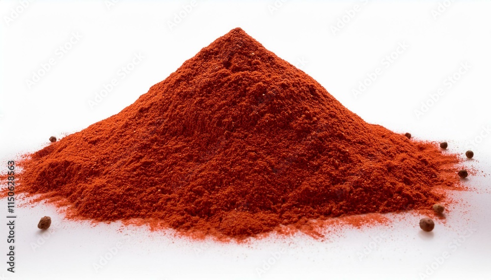 A vibrant pile of paprika powder, a staple spice in many cuisines. A vibrant pile of paprika powder, a staple spice in many cuisines.