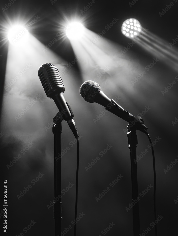 Obraz premium Stage Mics