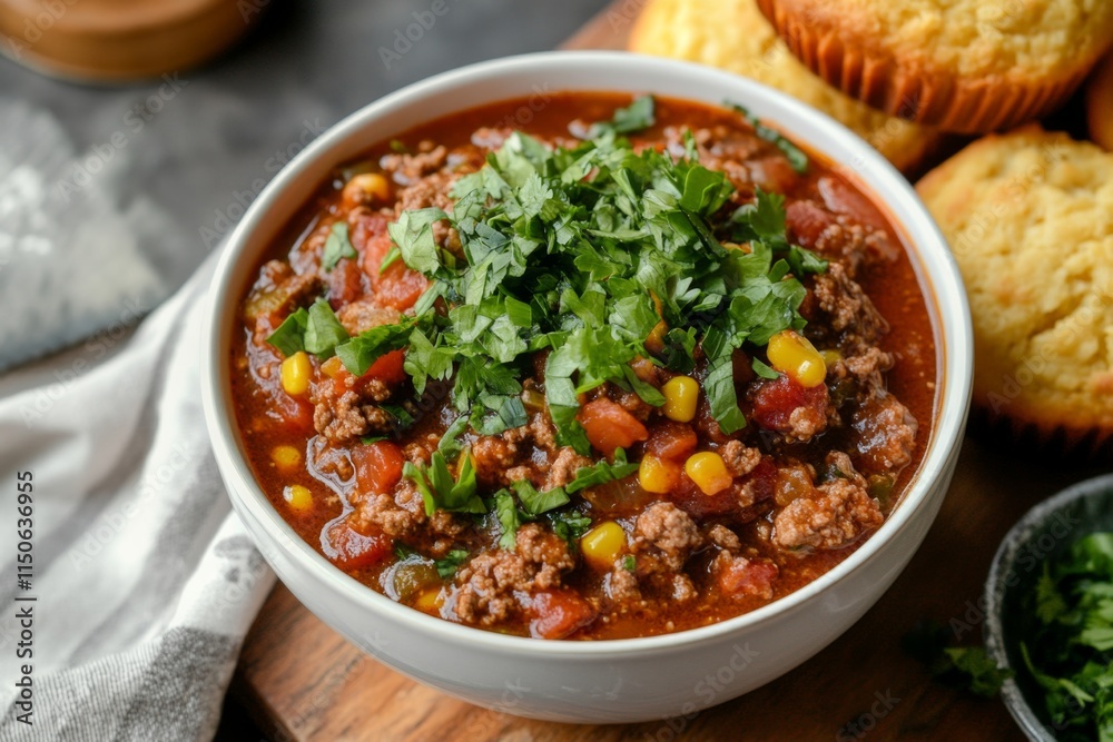 Hearty Beef and Corn Chili Recipe Hearty Beef and Corn Chili Recipe